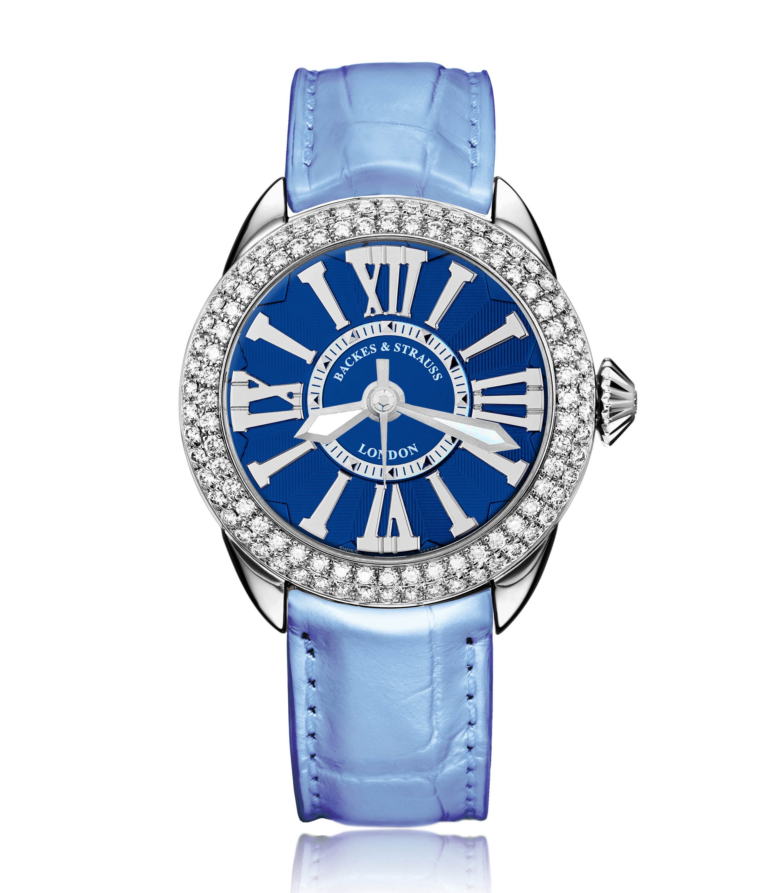 Piccadilly 37 Steel 37 mm Round Stainless Steel Luxury Swiss